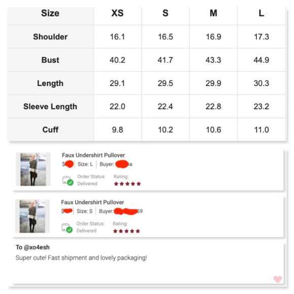 Faux Undershirt Pullover - Picture 4 of 8